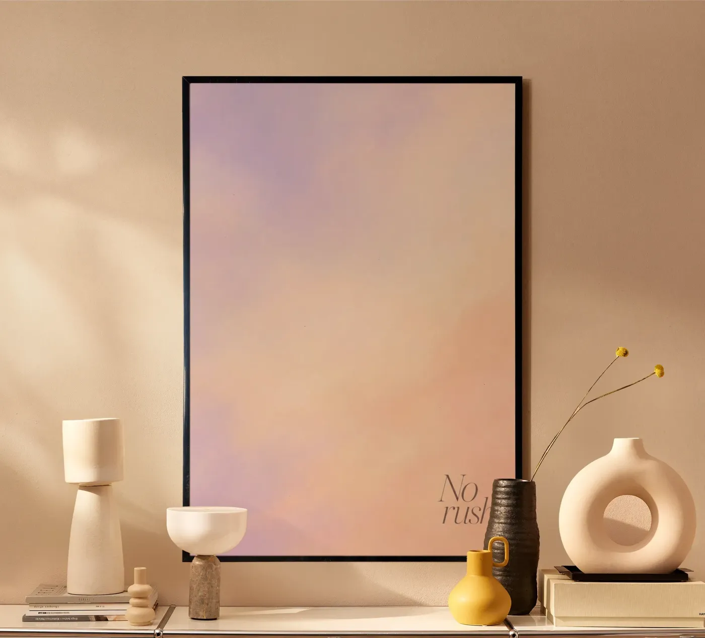 no rush poster by Statements