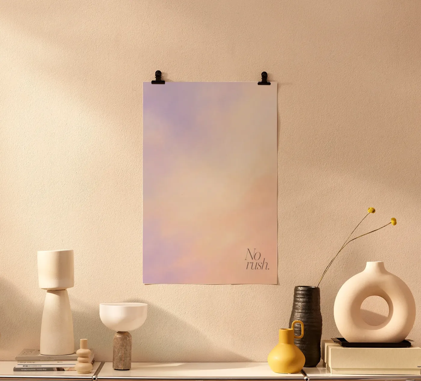 no rush poster by Statements