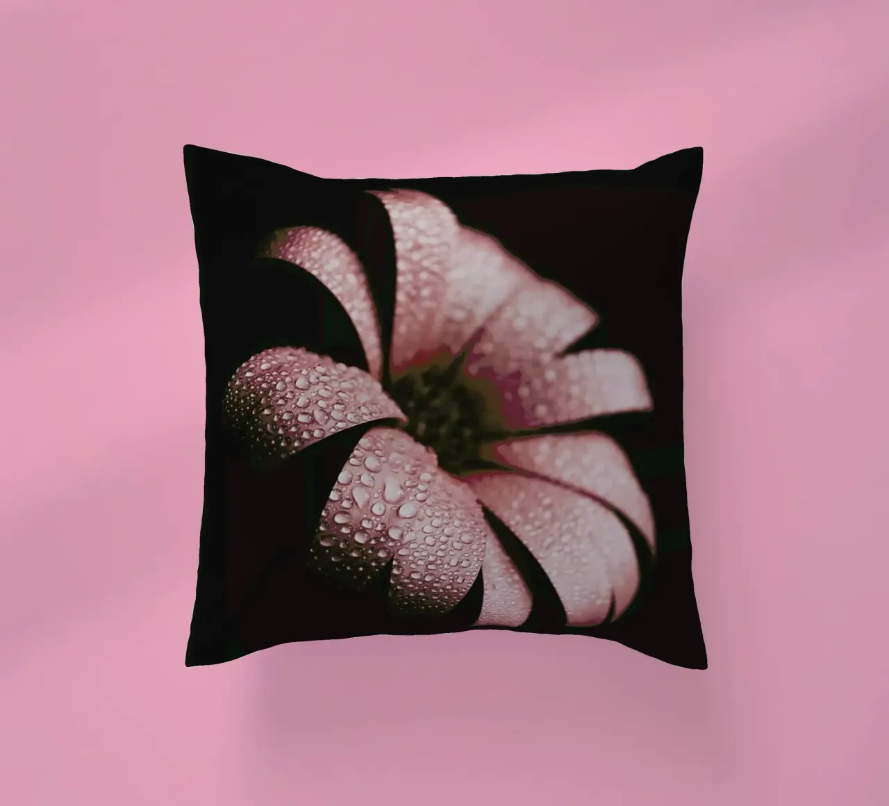 Dusty Pink decorative cushion by Ingrid Beddoes