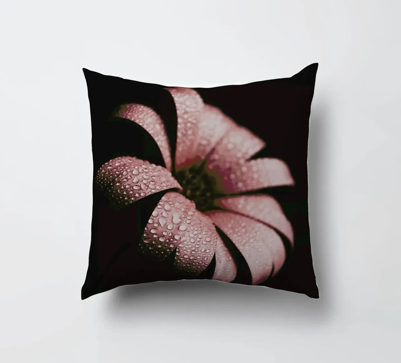 Dusty Pink decorative cushion by Ingrid Beddoes