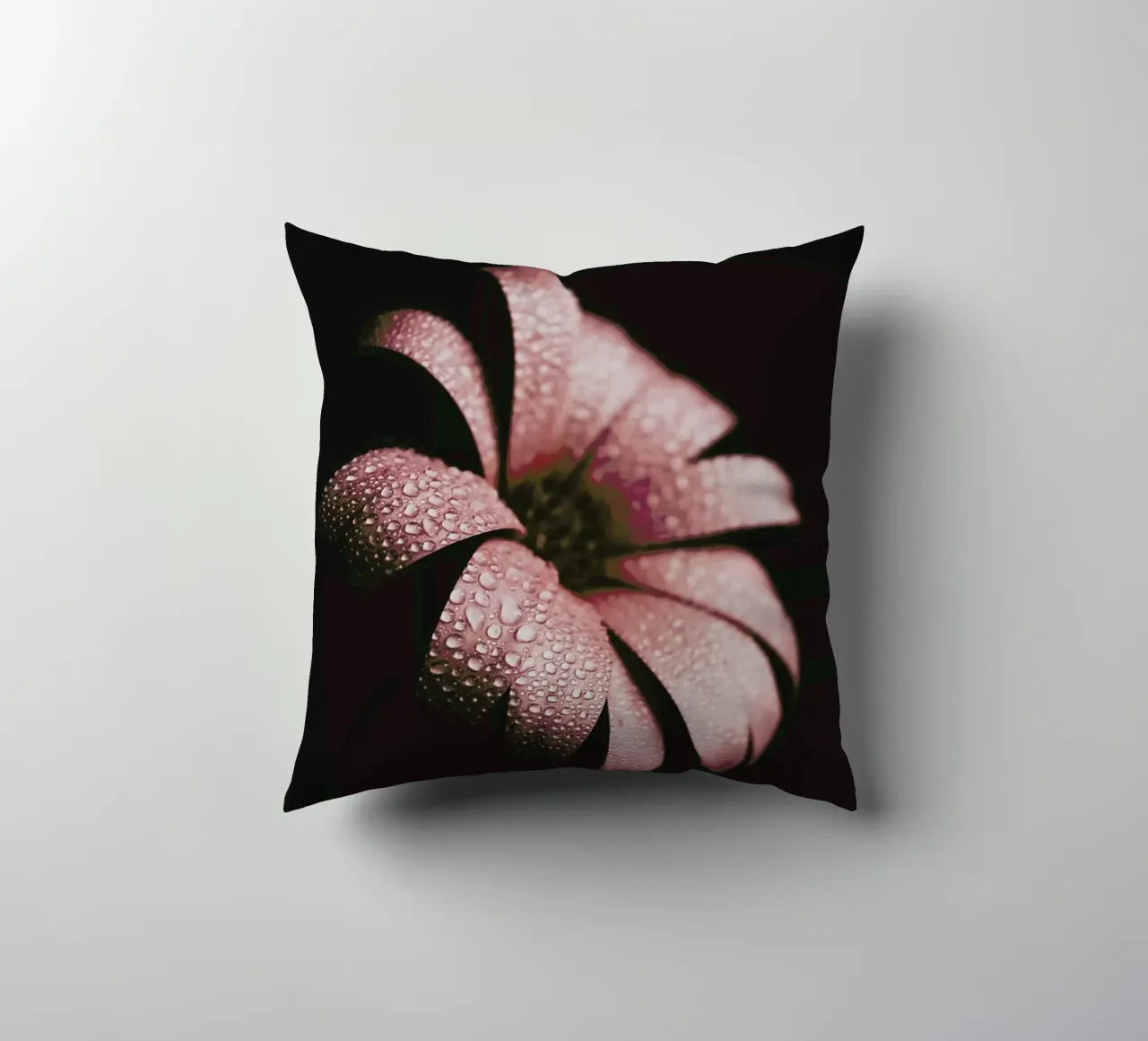 Dusty Pink decorative cushion by Ingrid Beddoes