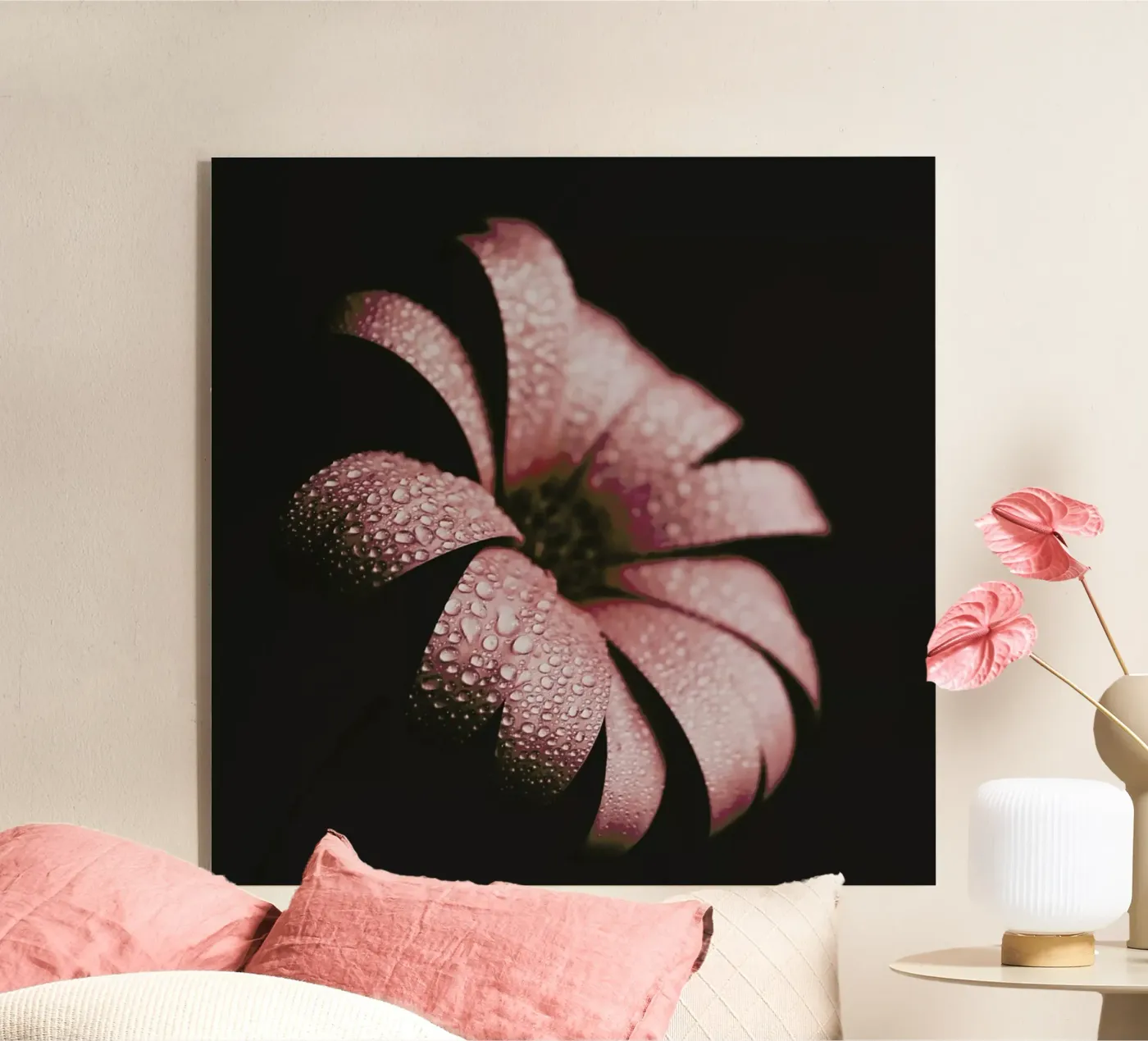 Dusty Pink plexiglass da Ingrid Beddoes