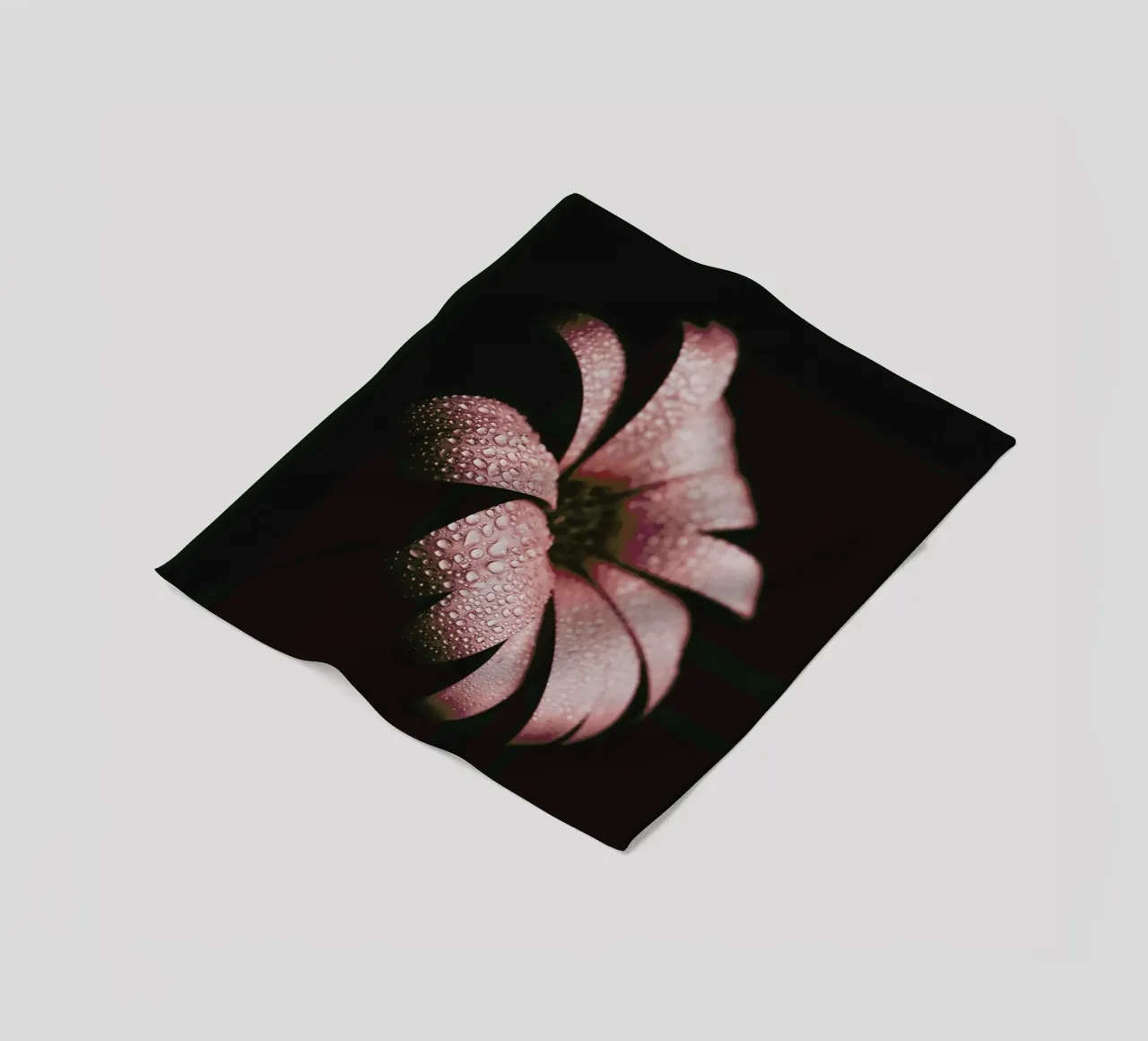 Dusty Pink fleece blanket by Ingrid Beddoes