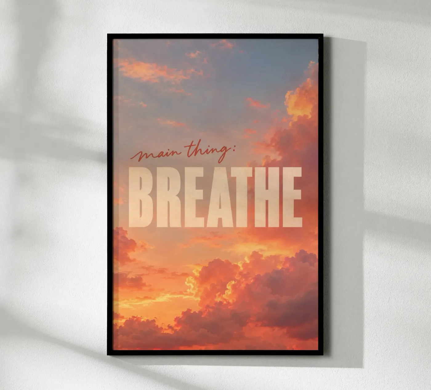 Breathe poster by Statements