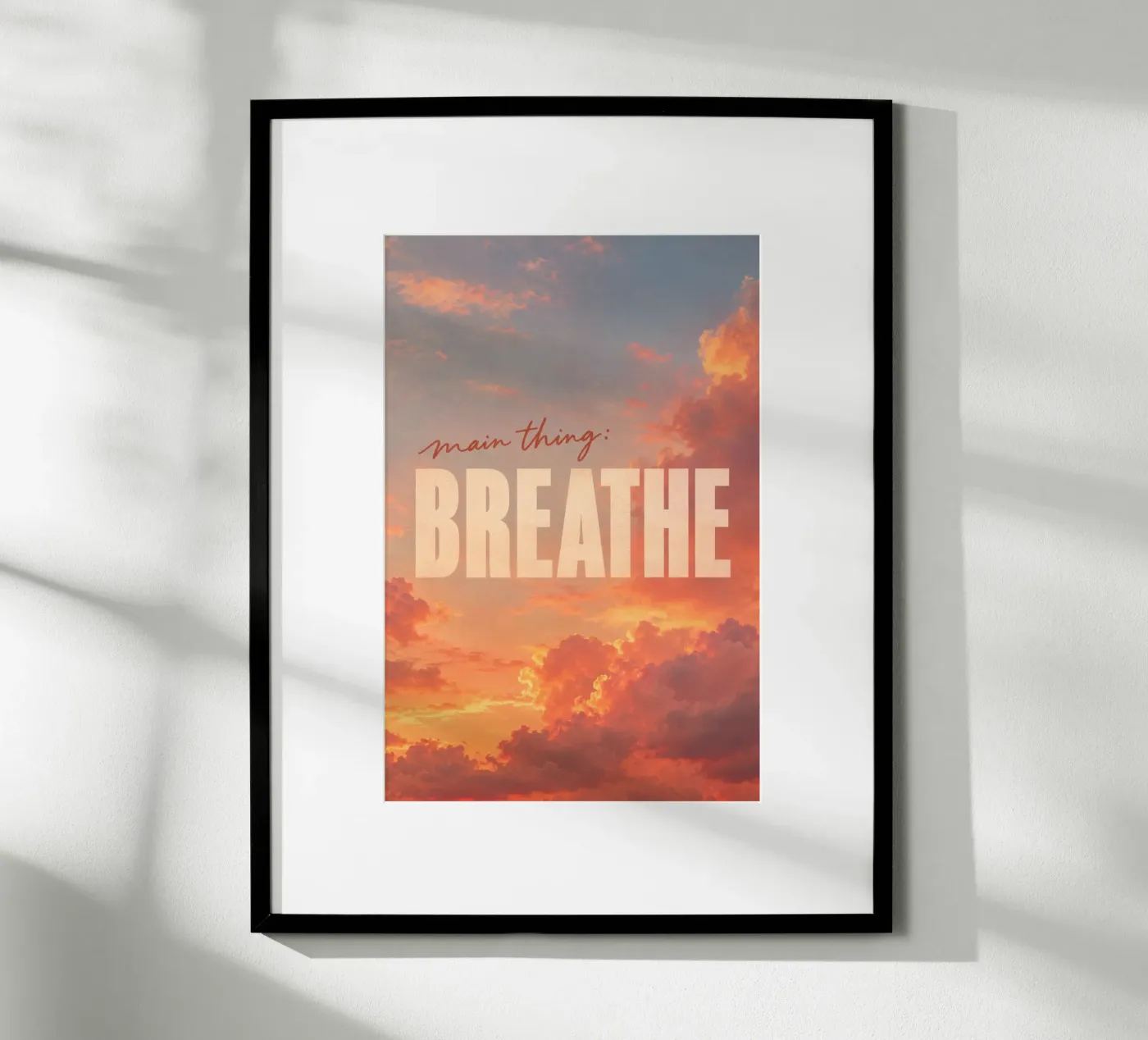 Breathe poster by Statements