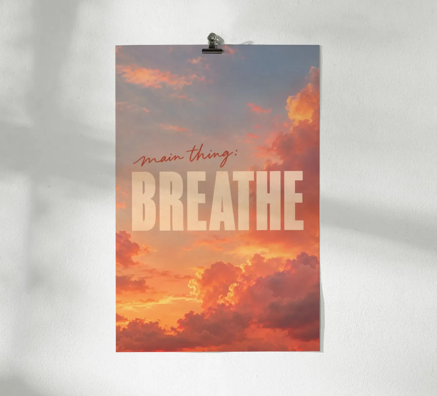 Breathe poster by Statements