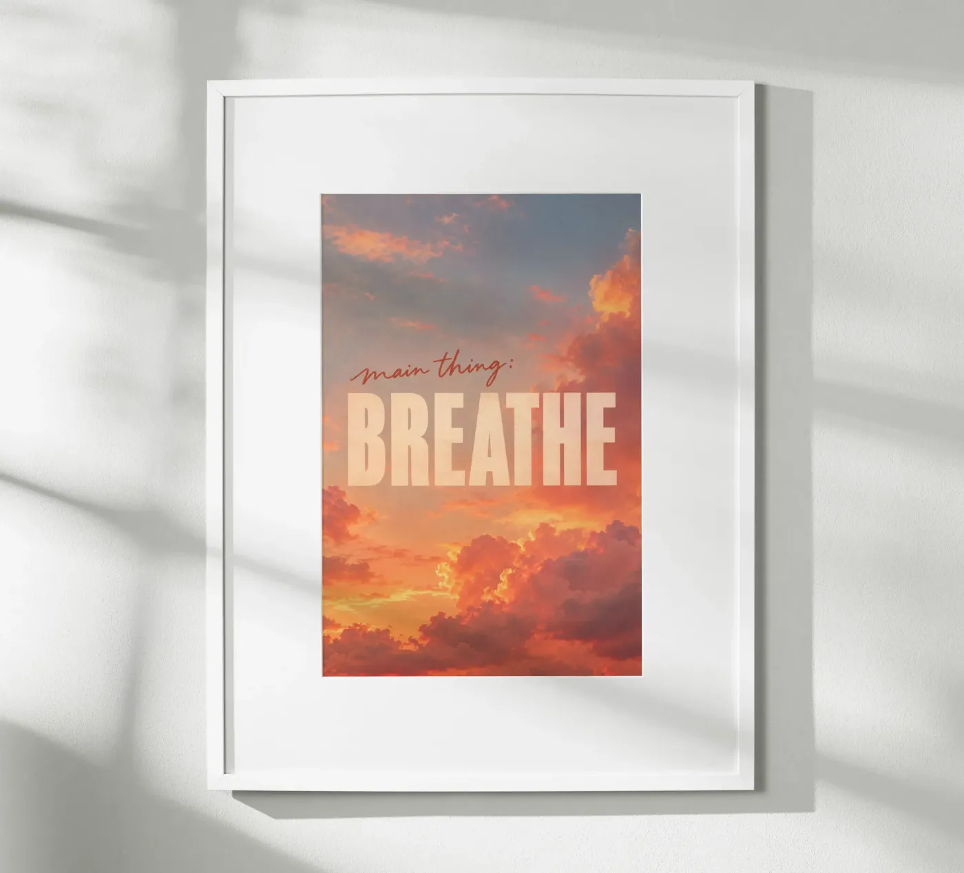 Breathe poster by Statements