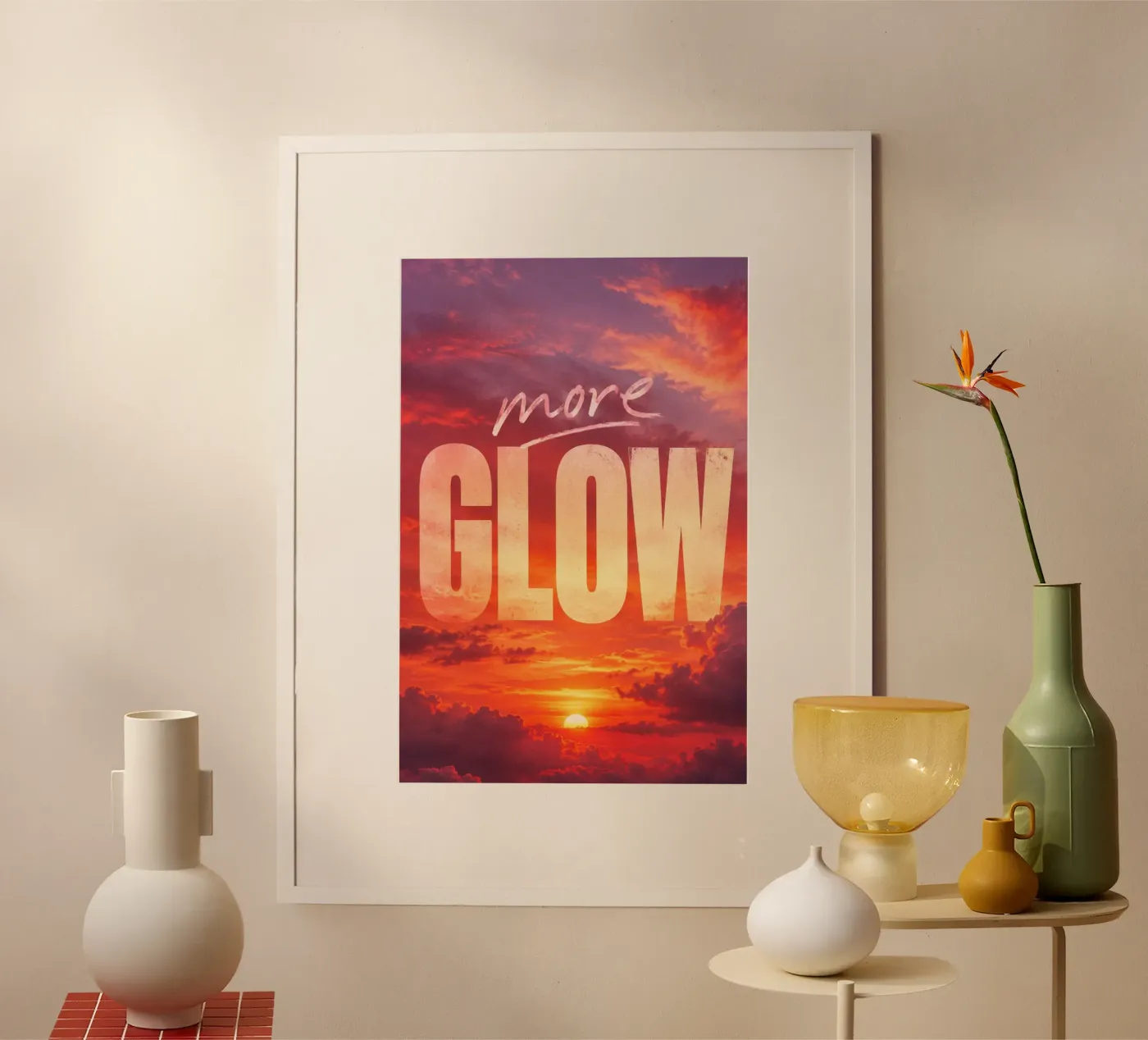 More glow poster da Statements