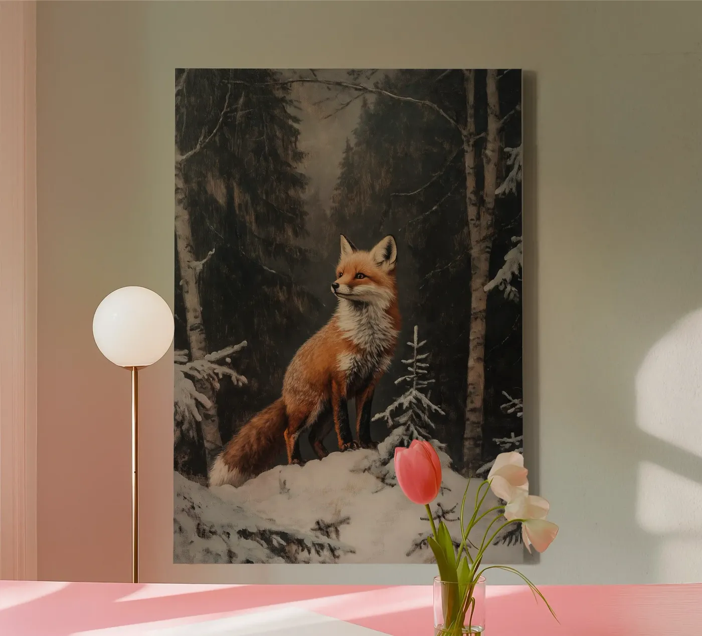 Fuchs im Winterwald tela da Luna & Noctua