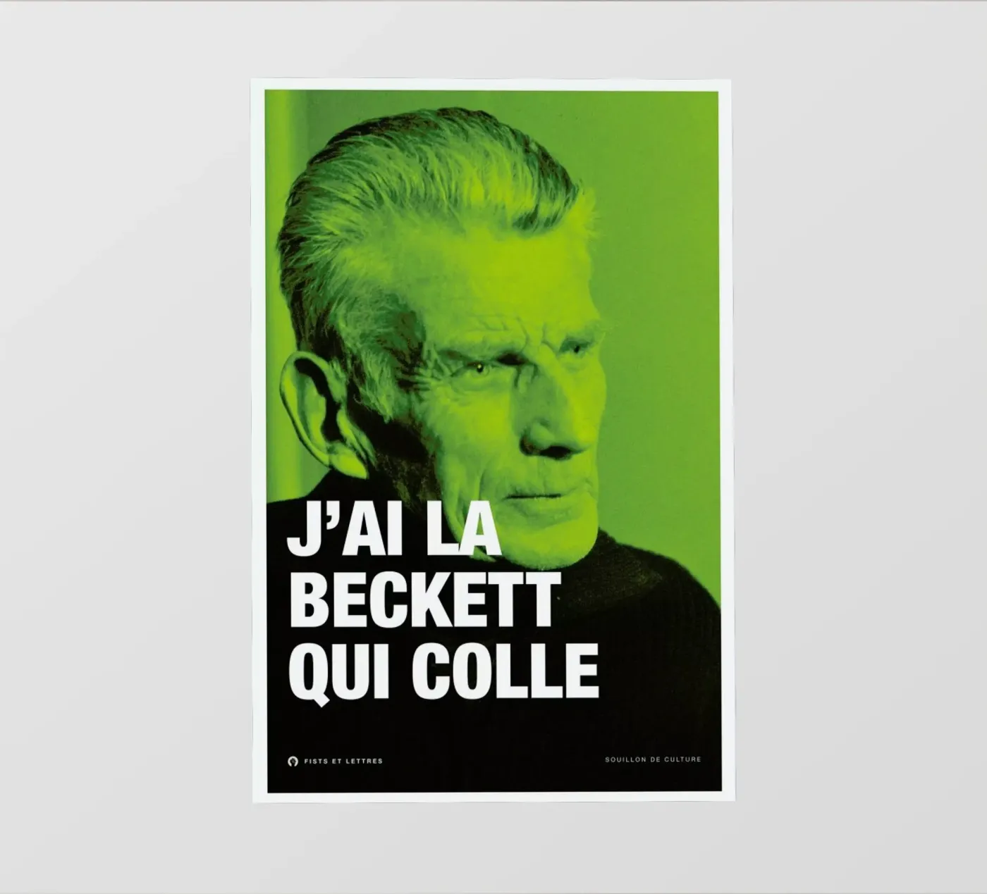 Beckett pellicola backlit da Fists Et Lettres