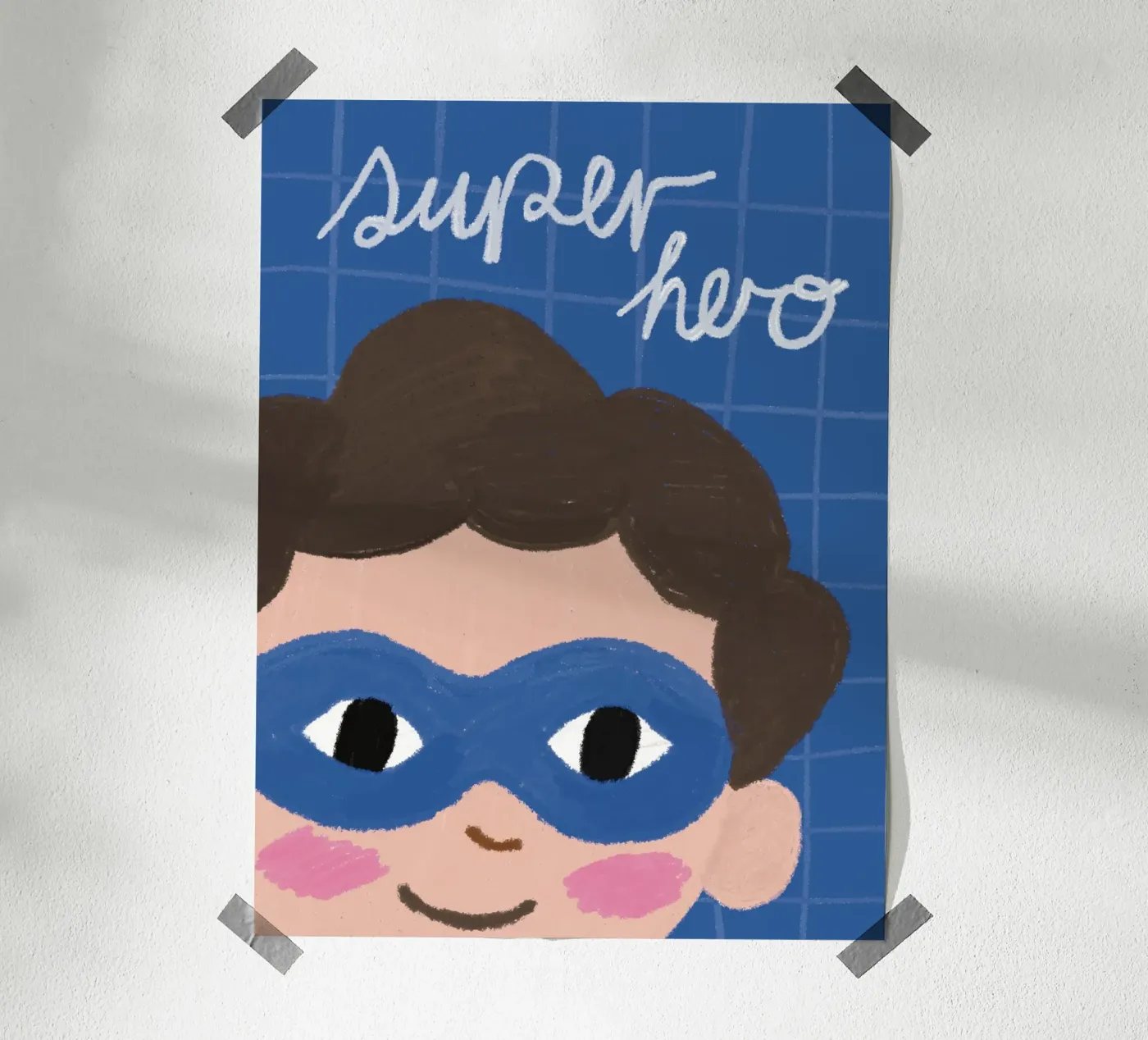 Superhero Poster von we line studio - art