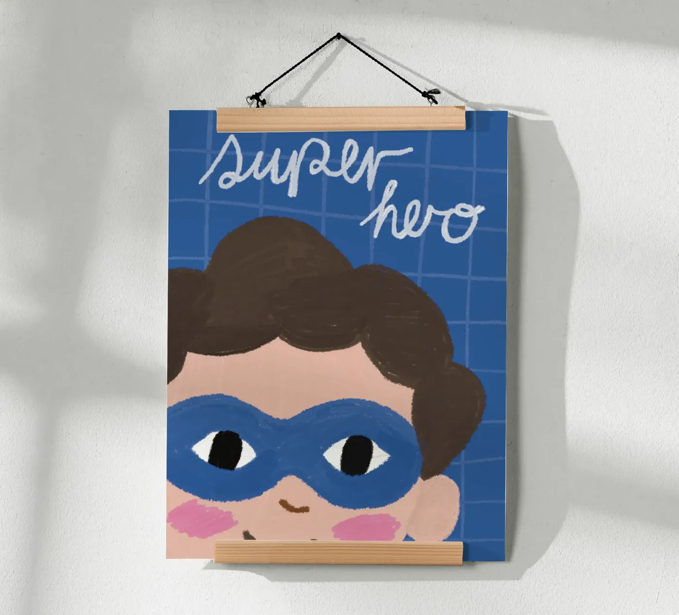 Superhero Poster von we line studio - art