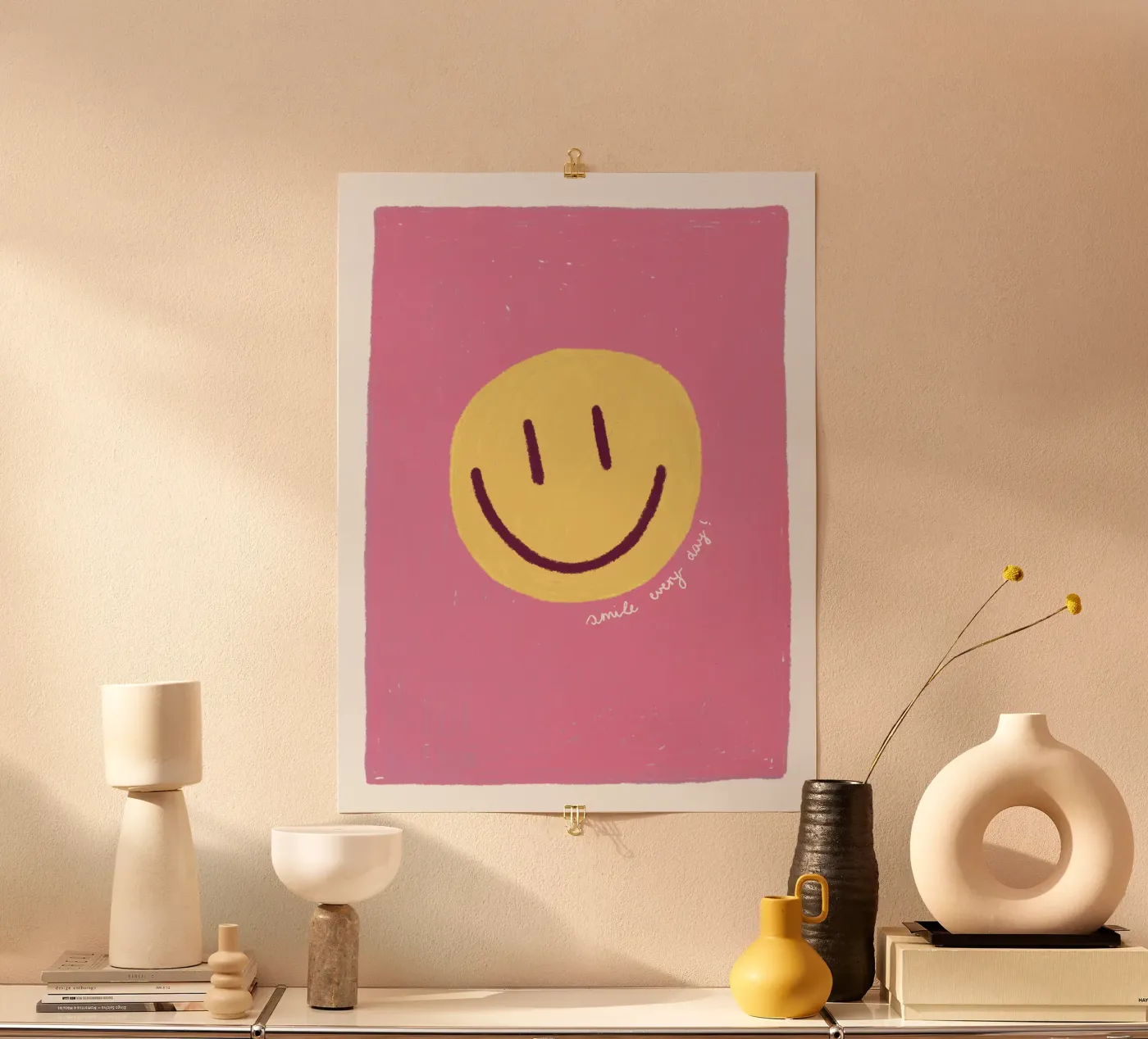 Rosa Smiley poster da we line studio - art