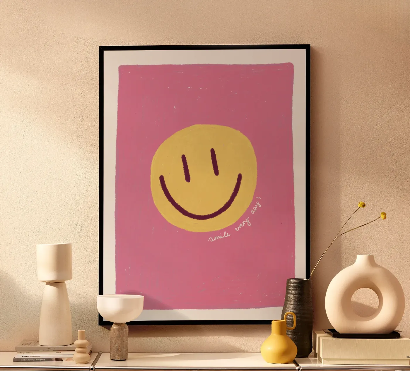 Rosa Smiley poster da we line studio - art