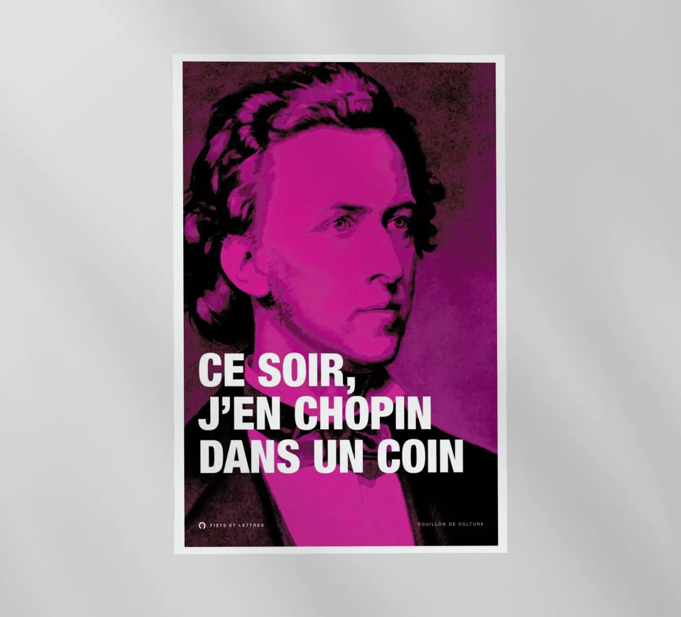 Chopin pellicola backlit da Fists Et Lettres