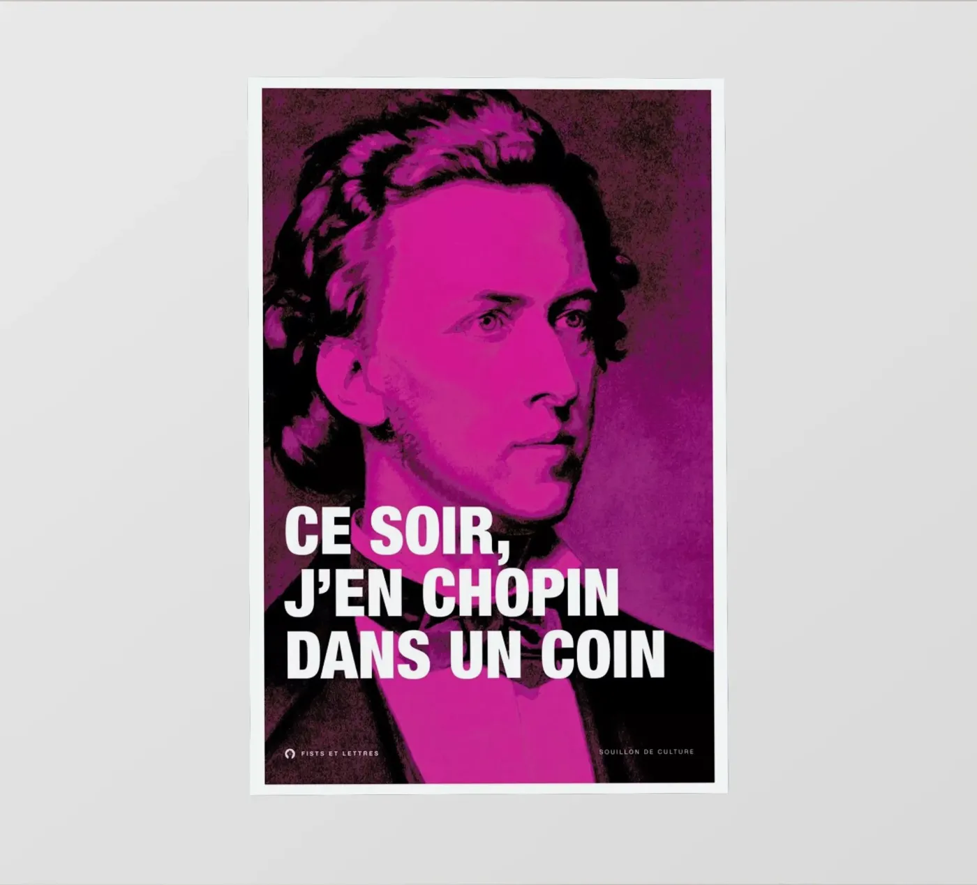 Chopin pellicola backlit da Fists Et Lettres
