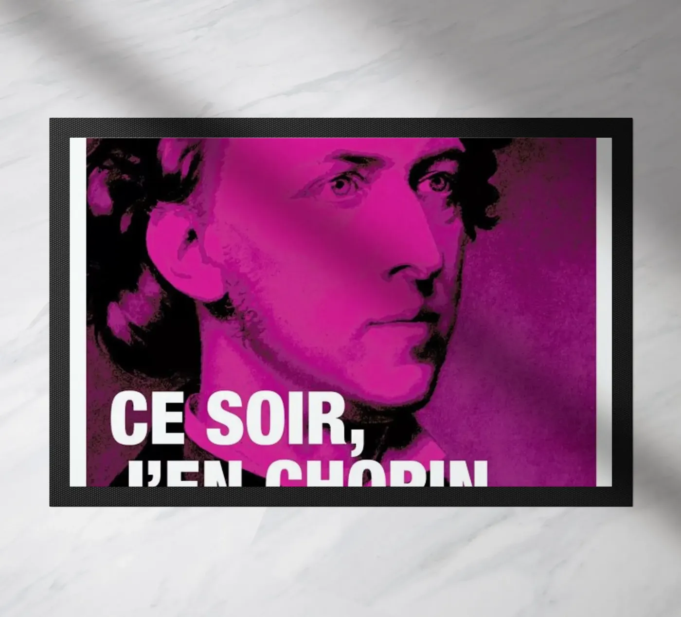 Chopin doormat by Fists Et Lettres