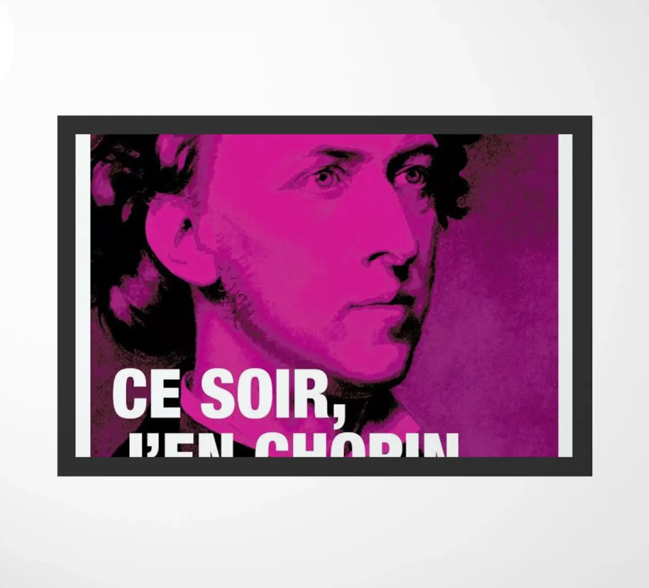 Chopin doormat by Fists Et Lettres