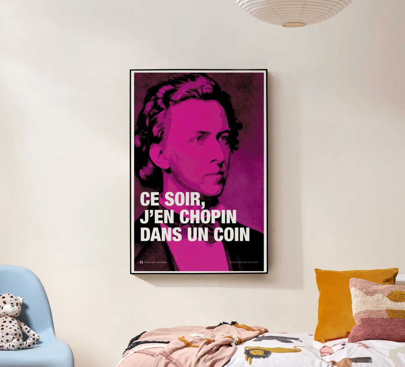 Chopin plexiglas de Fists Et Lettres