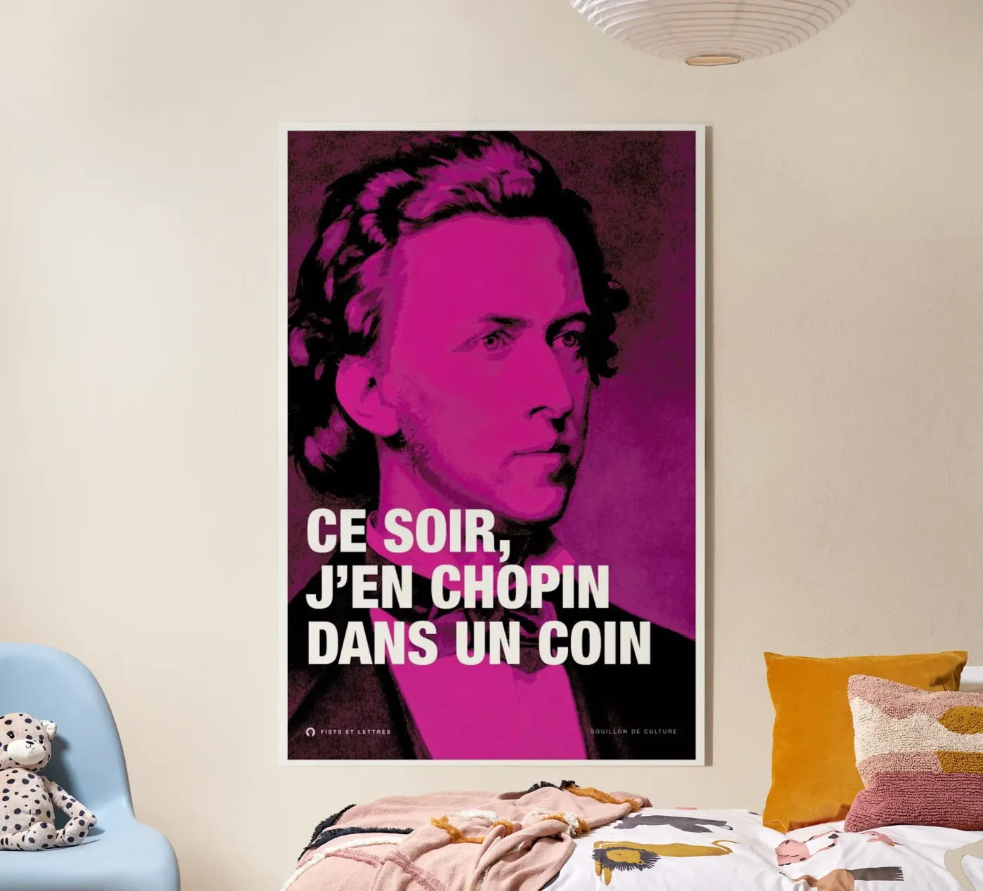 Chopin plexiglas de Fists Et Lettres