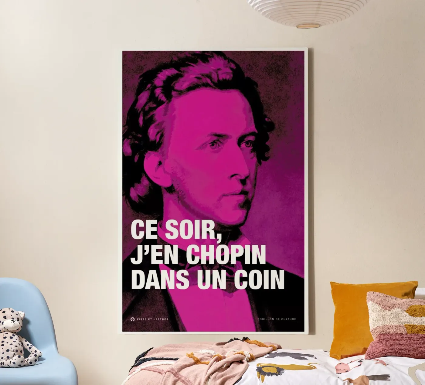 Chopin tela da Fists Et Lettres