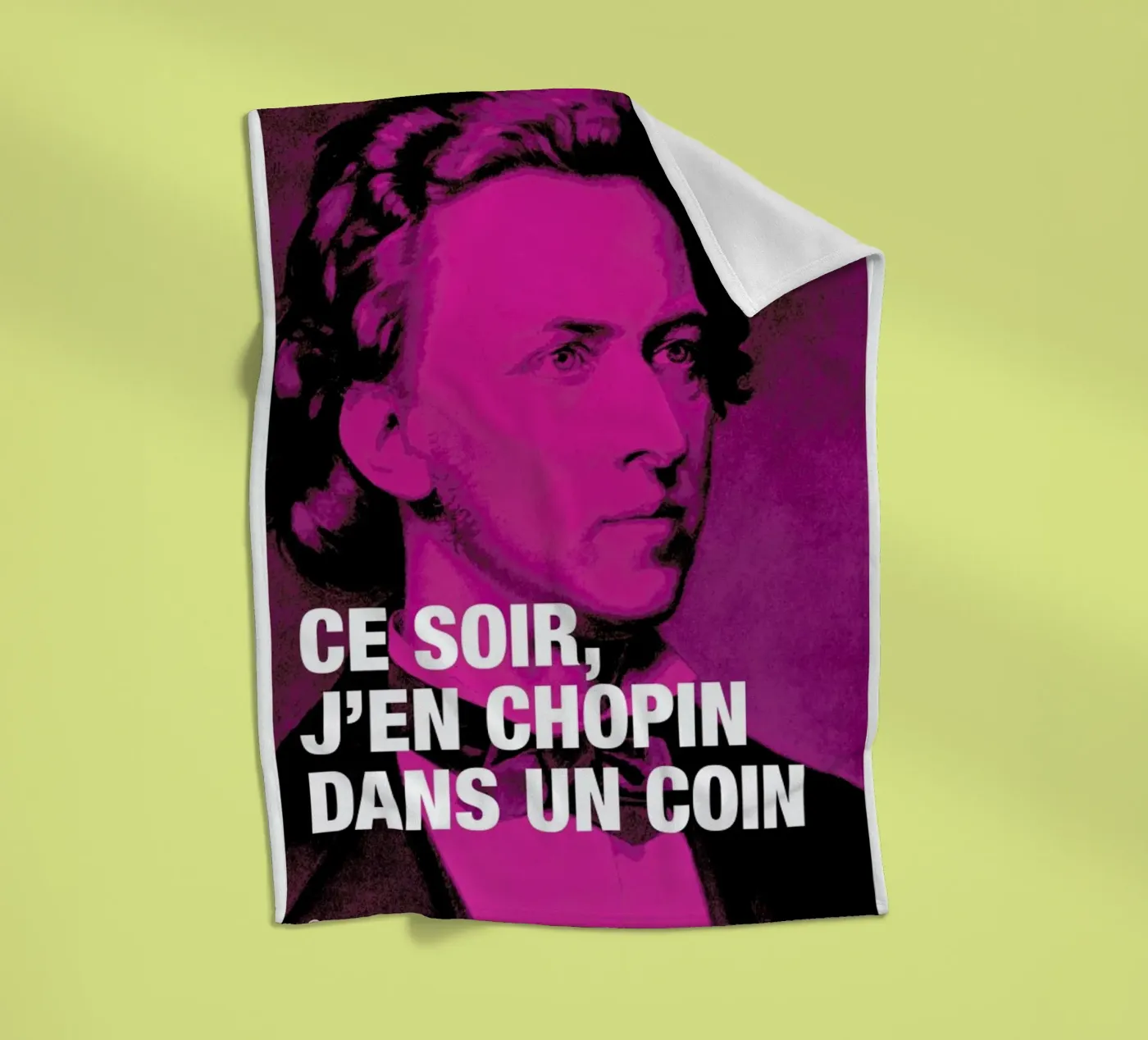 Chopin Fleecedecke von Fists Et Lettres