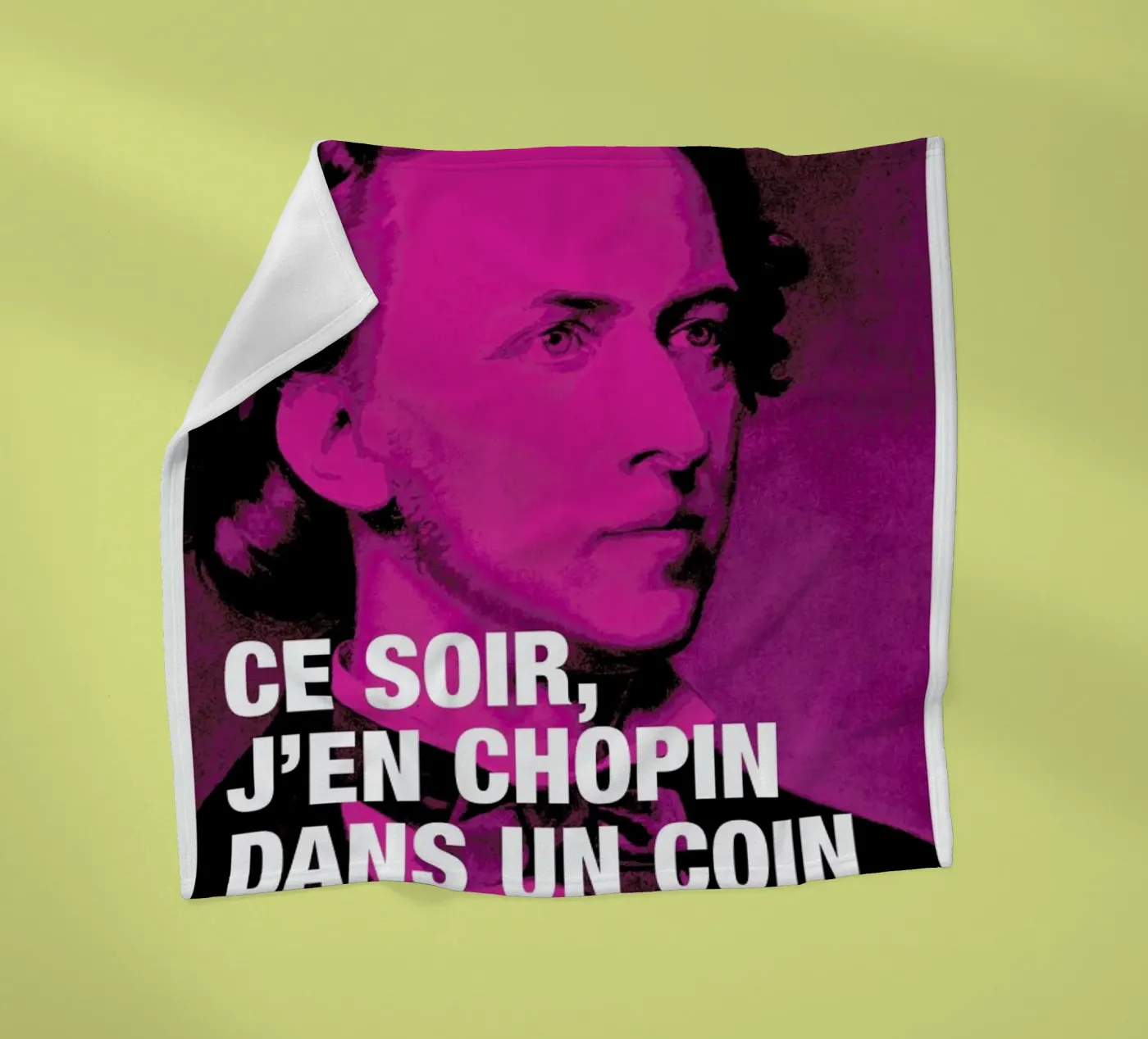 Chopin Fleecedecke von Fists Et Lettres
