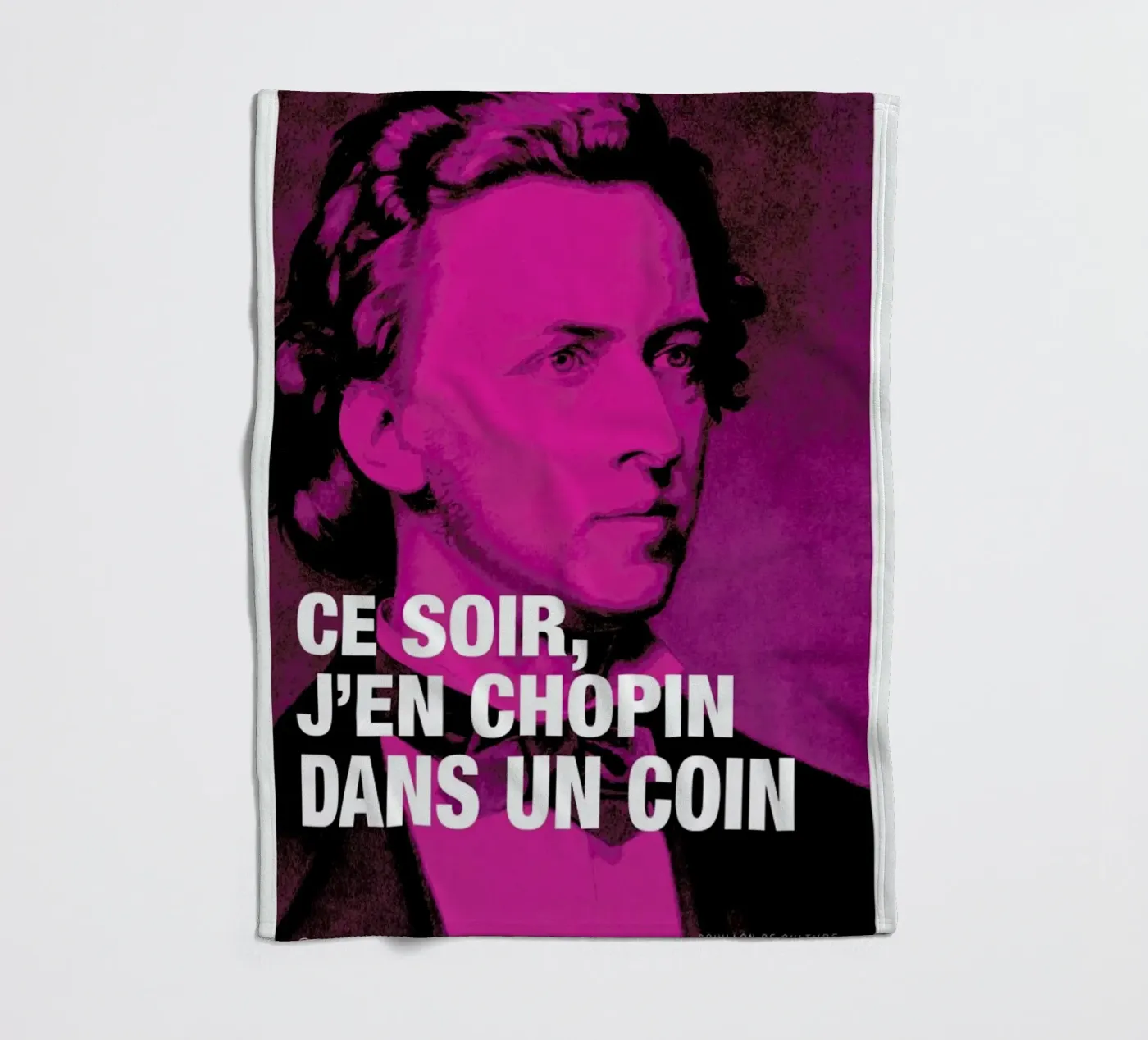 Chopin Fleecedecke von Fists Et Lettres