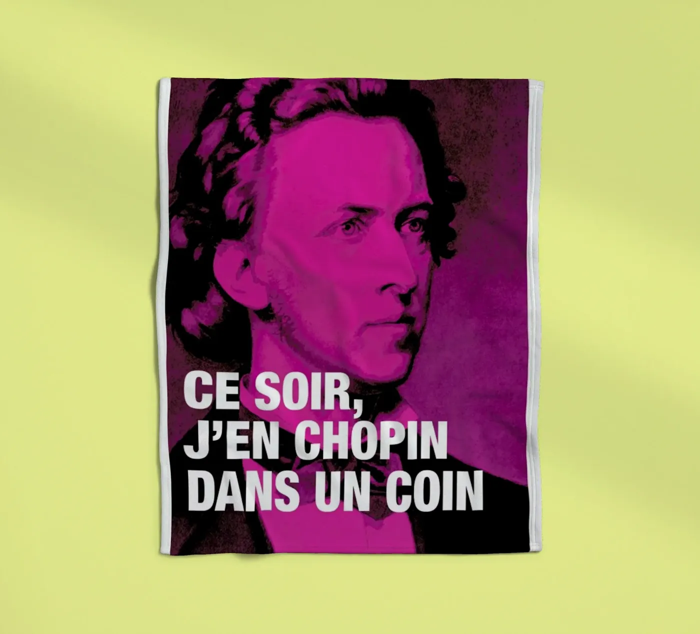 Chopin Fleecedecke von Fists Et Lettres