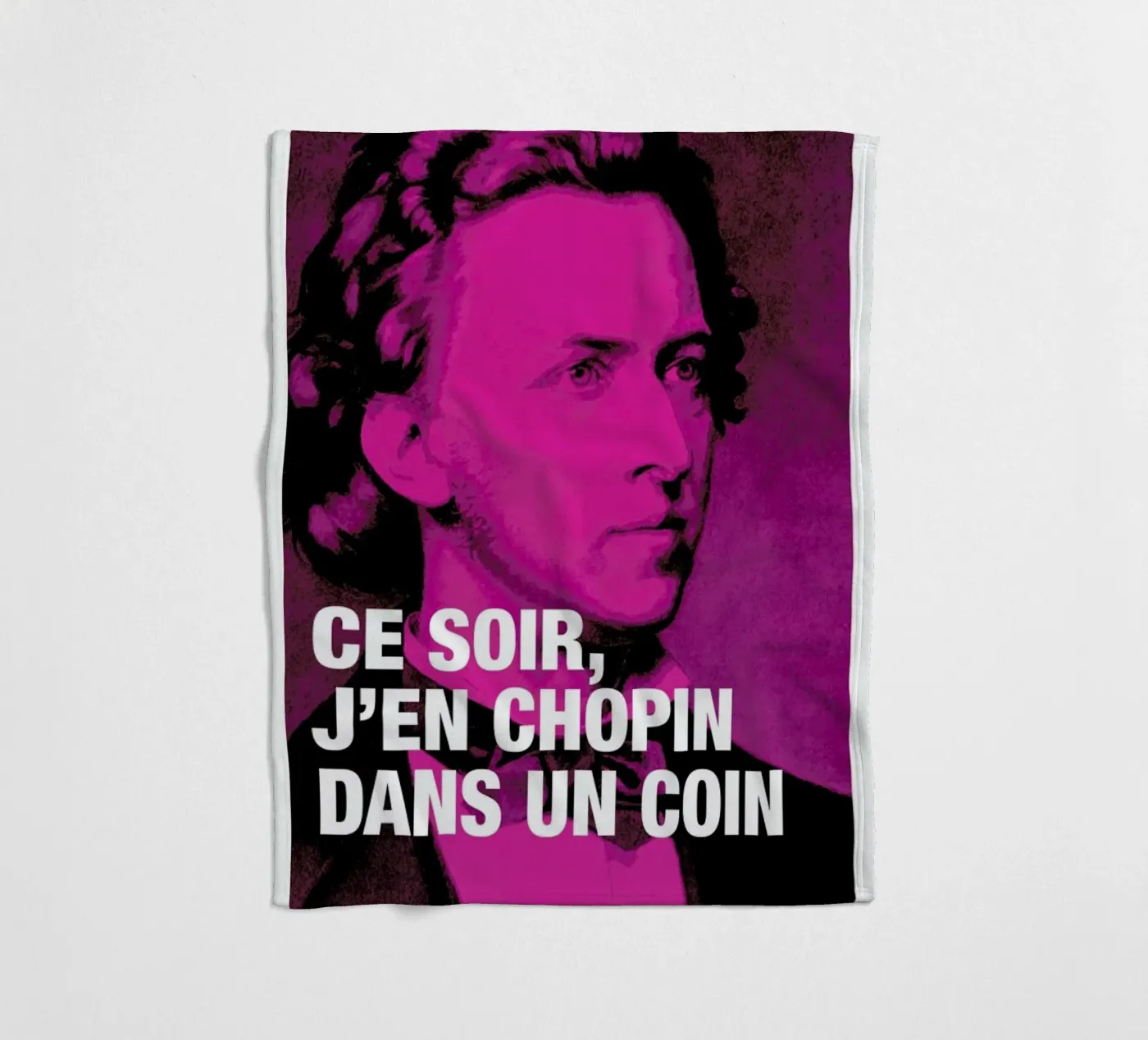 Chopin Fleecedecke von Fists Et Lettres
