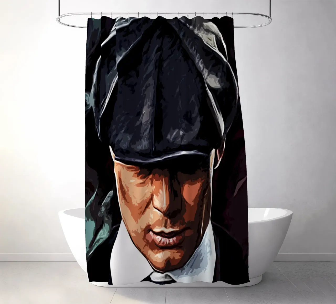 cappello piatto uomo tenda da doccia da ontoseno