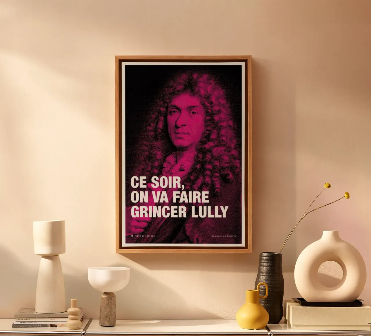 Lully tela da Fists Et Lettres