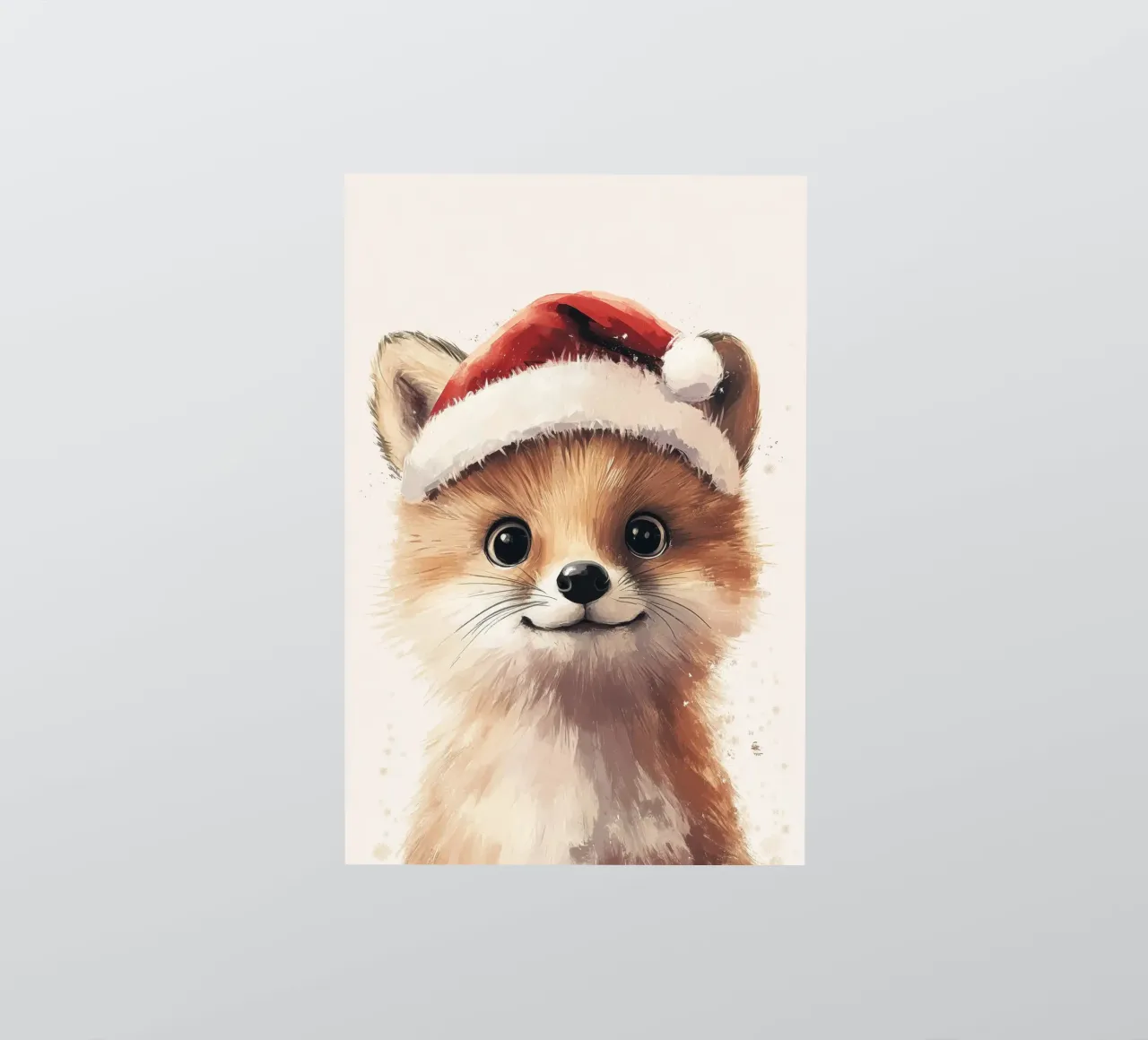 HeldIn #19 Fuchs feiert Weihnachten Sticker von farbenhelden