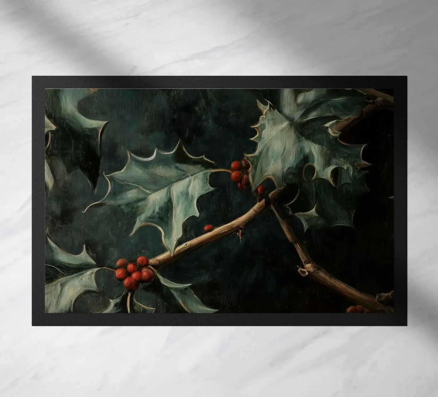 Stechpalme deurmat van Luna & Noctua