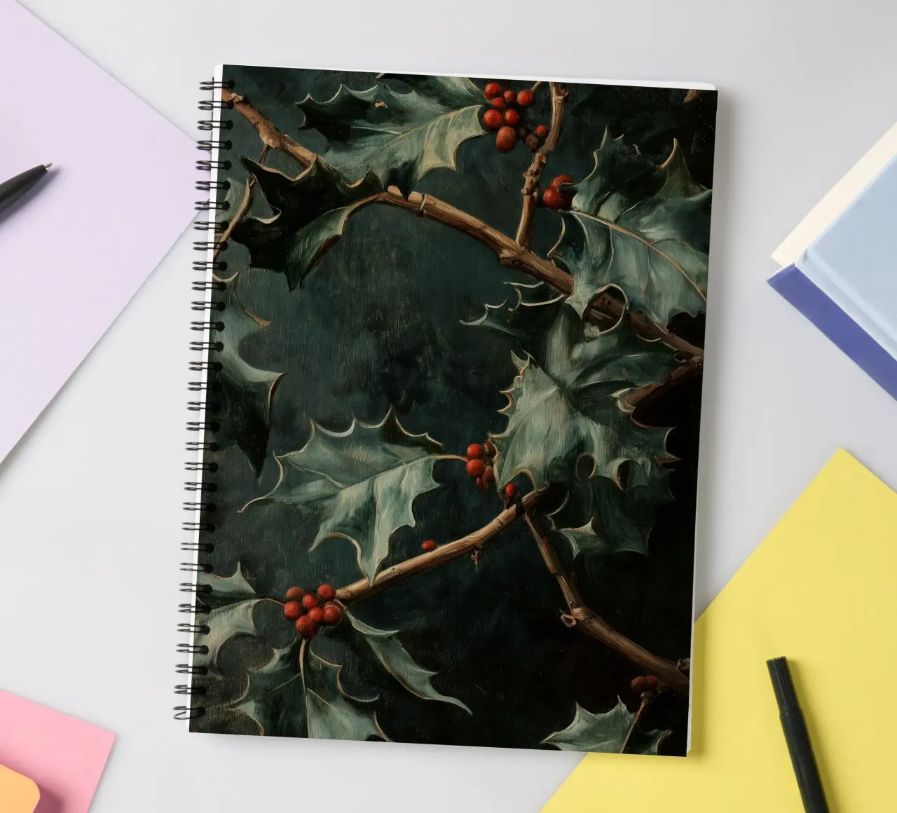 Stechpalme spiral notebook by Luna & Noctua