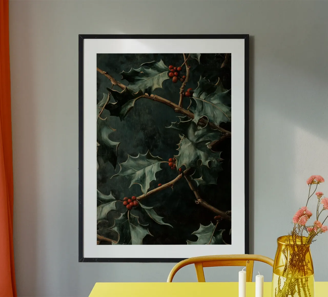 Stechpalme poster by Luna & Noctua