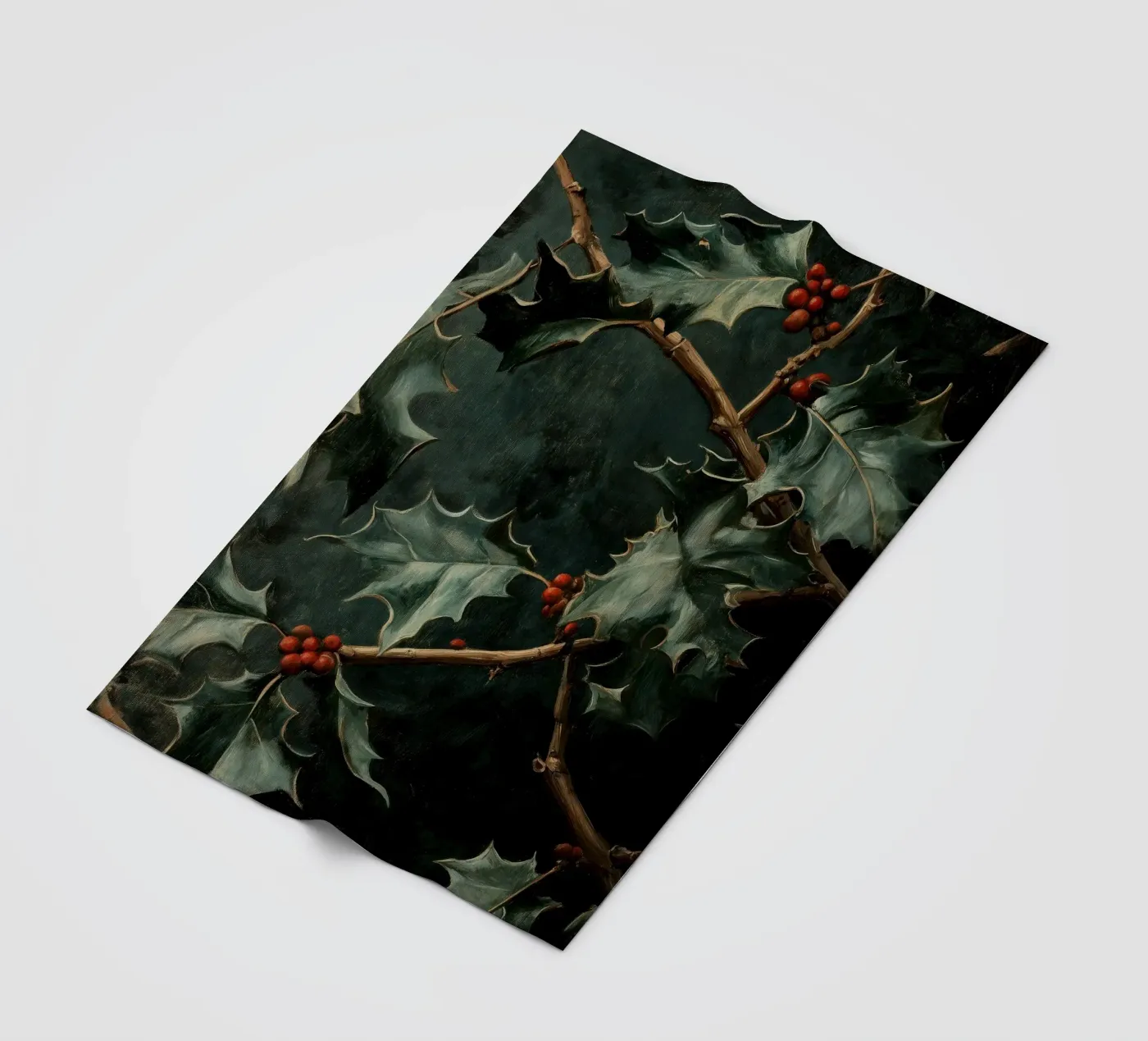 Stechpalme fleecedeken van Luna & Noctua