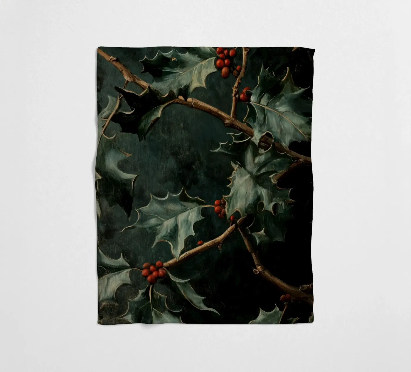 Stechpalme fleecedeken van Luna & Noctua