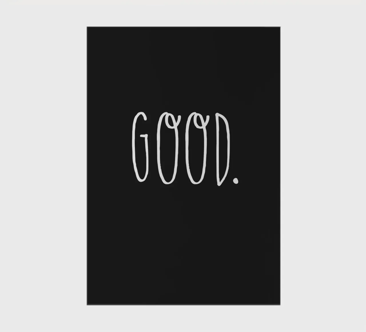 Minimalist GOOD design notebook by Whole©