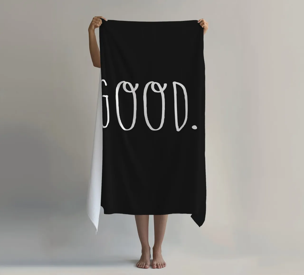 Design minimalista BUONO telo mare da Whole©