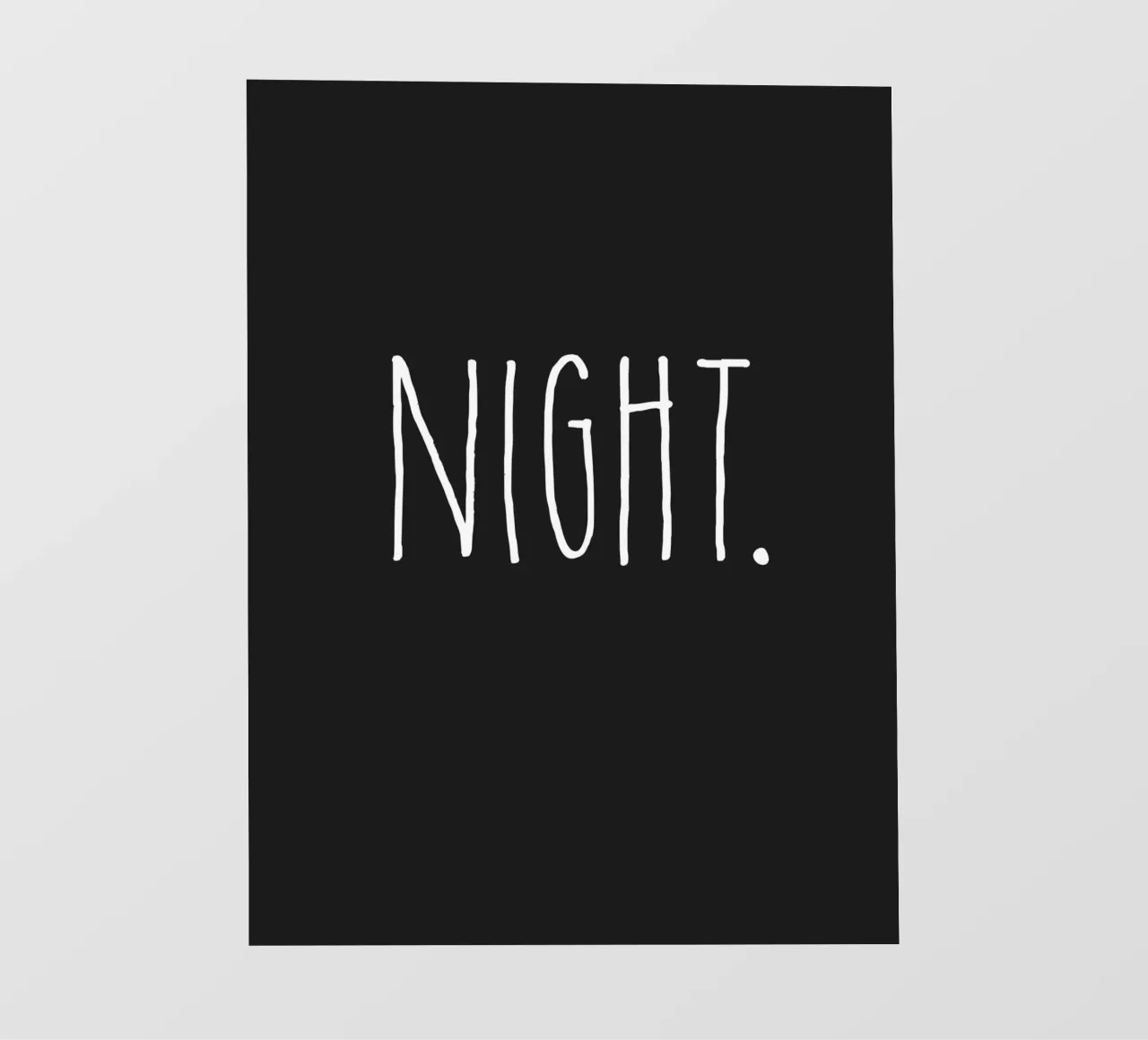 Design minimalista della NOTTE pellicola backlit da Whole©