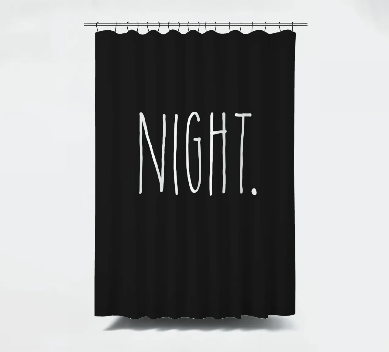Design minimalista della NOTTE tenda da doccia da Whole©