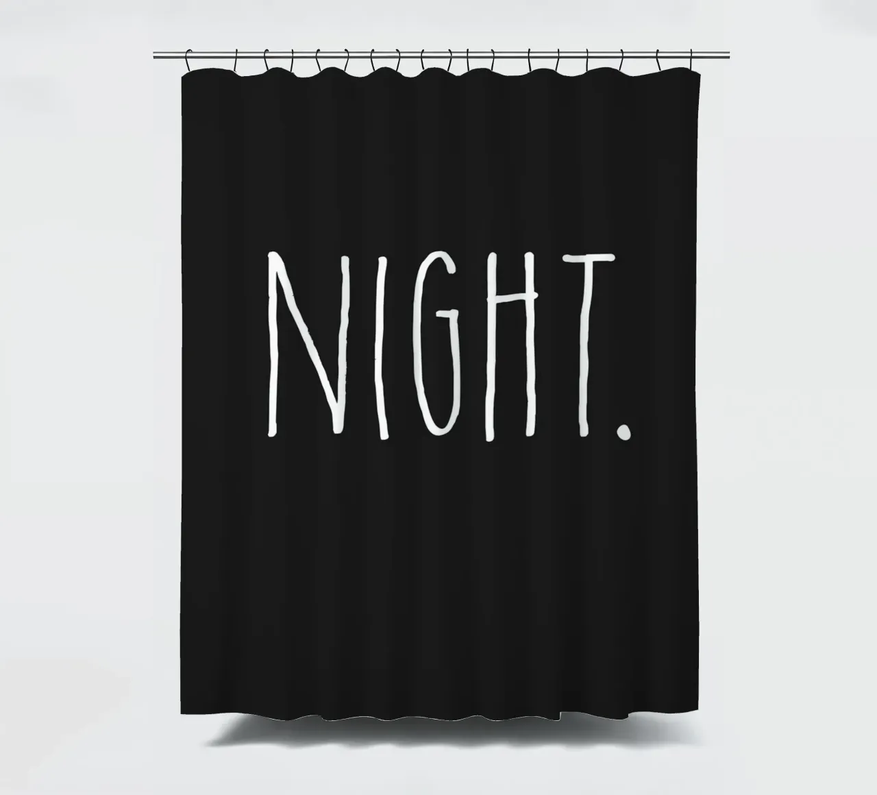 Design minimalista della NOTTE tenda da doccia da Whole©