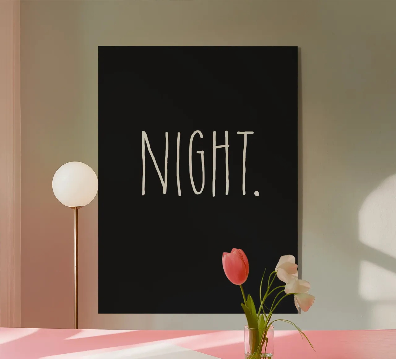 Design minimalista della NOTTE plexiglass da Whole©