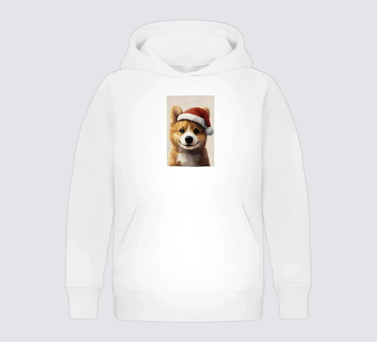 HeldIn #20: Hund feiert Weihnachten felpa bambino con cappuccio da farbenhelden
