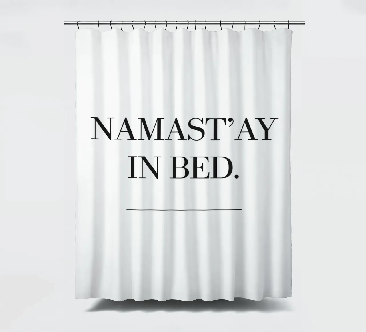 Namast'ay Statement Print douchegordijn van Whole©
