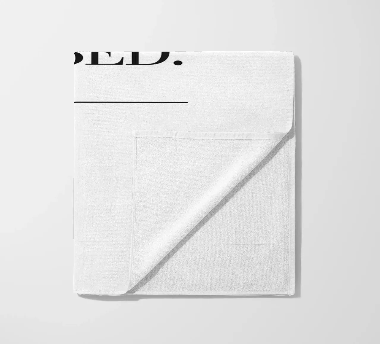 Namast'ay Statement Print strandhanddoek van Whole©