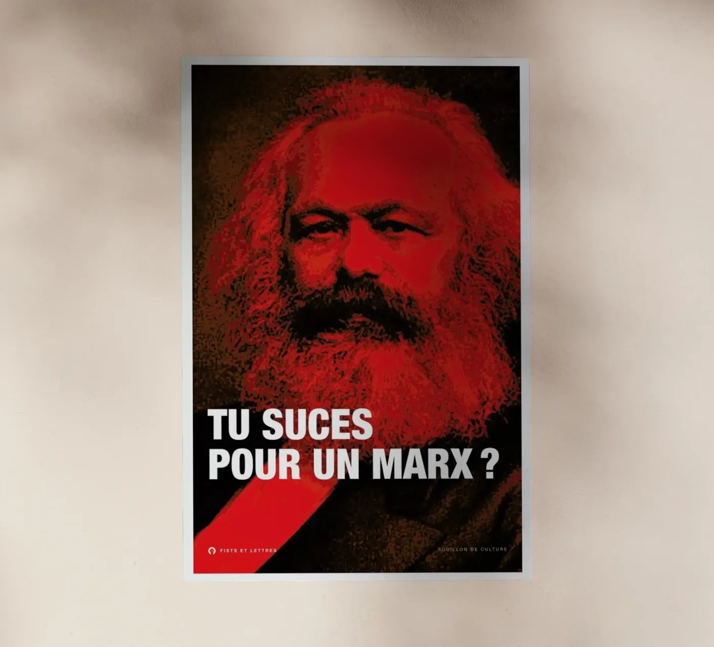 Marx pellicola backlit da Fists Et Lettres