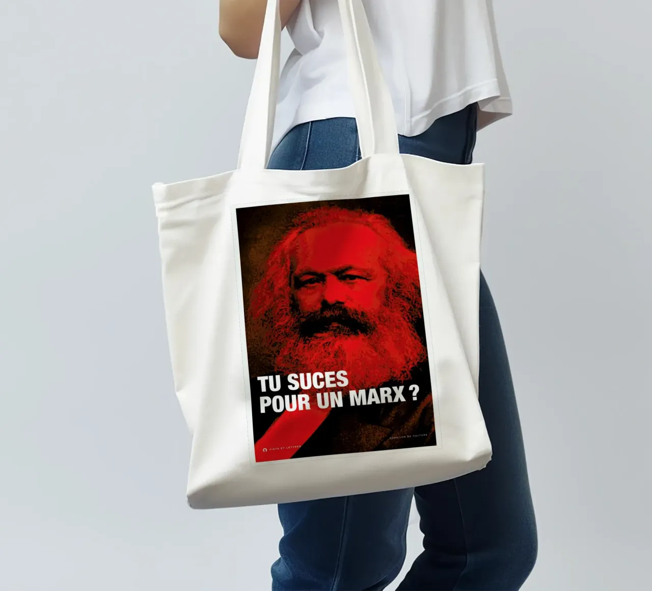 Marx tote bag by Fists Et Lettres