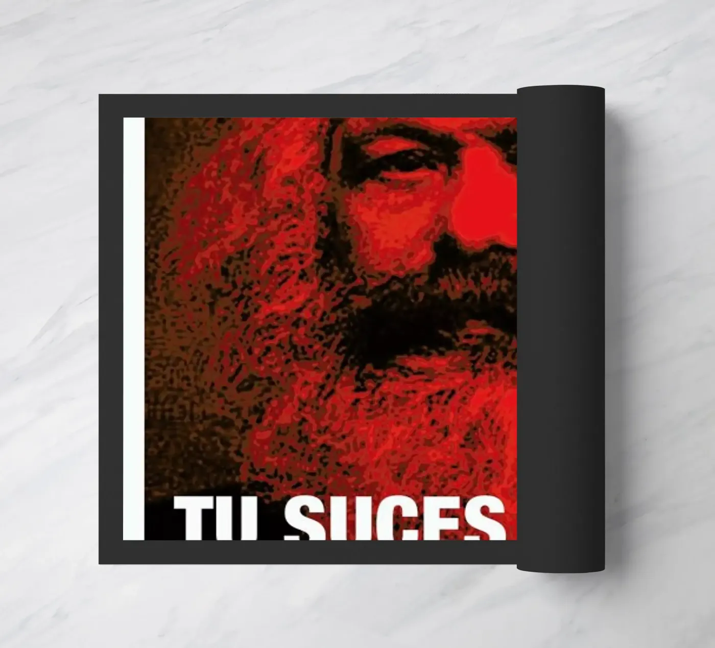 Marx doormat by Fists Et Lettres
